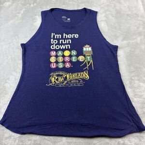 Raw Threads Disney Main St Sleeveless Tank Top Women's Size L